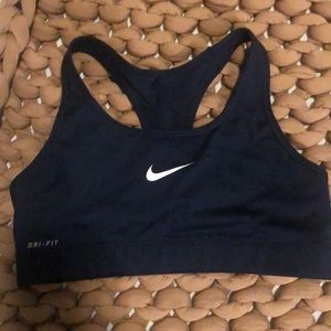 Navy sports bra, Nike